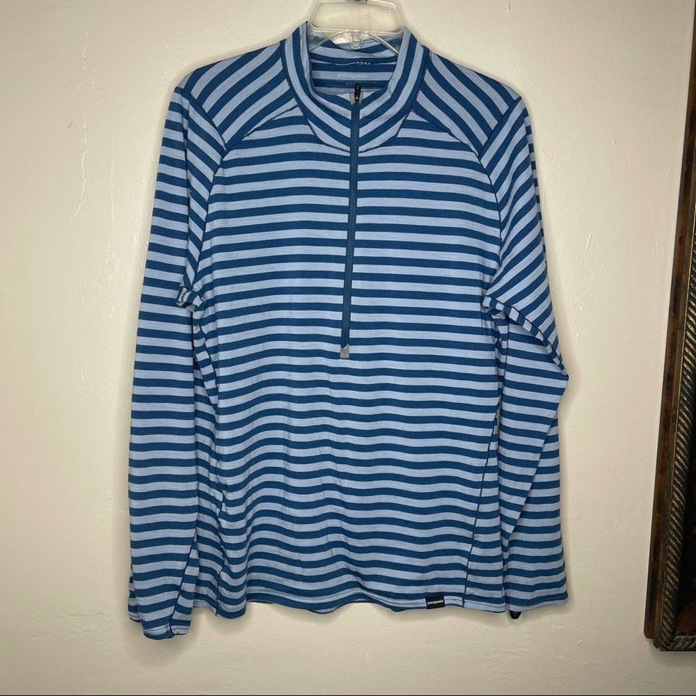 Patagonia Men Stripe Outdoors Long Sleeve Sz L